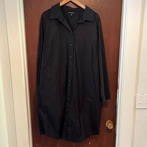 Universal Standard Black Shirtdress